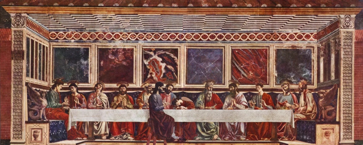 1-11 Andrea del Castagno, Fresco für San Apollonia in Florenz, um 1440